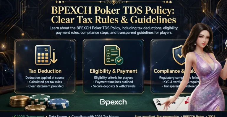 BPEXCH Poker TDS Policy