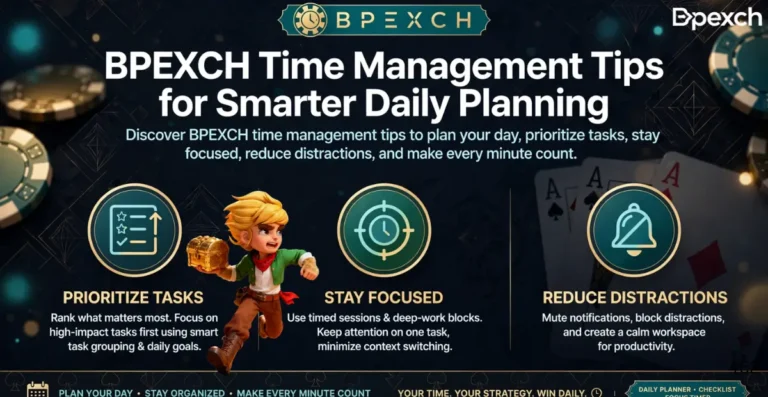 BPEXCH Time Management Tips