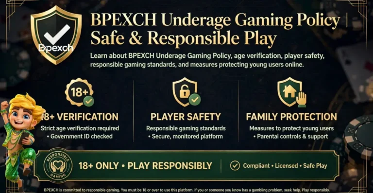 BPEXCH Underage Gaming Policy